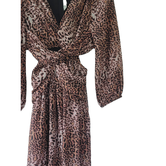 NEW Anthropologie Ranna Gill Floral Cut-Out Midi Dress - M - Picture 6 of 8